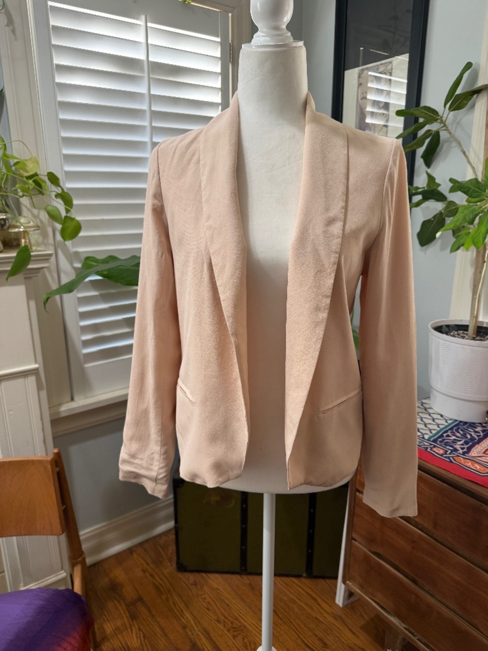 100% Silk Cynthia Rowley Blazer.